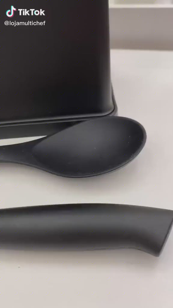 Kit Utensilios Cocina 19 Piezas Negro